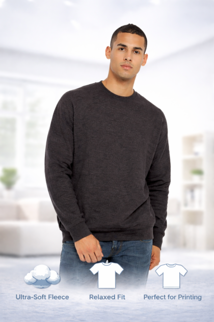Sponge Fleece Drop Shoulder Crewneck / Sweatshirt