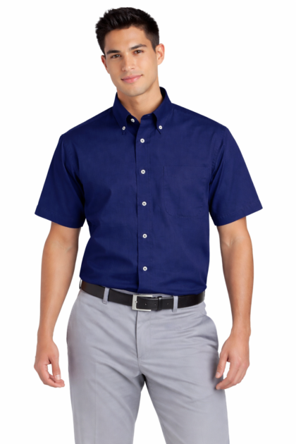 Short Sleeve Twill Shirt