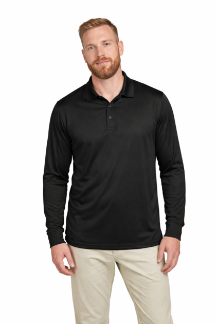 Men’s Advantage Snag-Resistant Long-Sleeve Polo