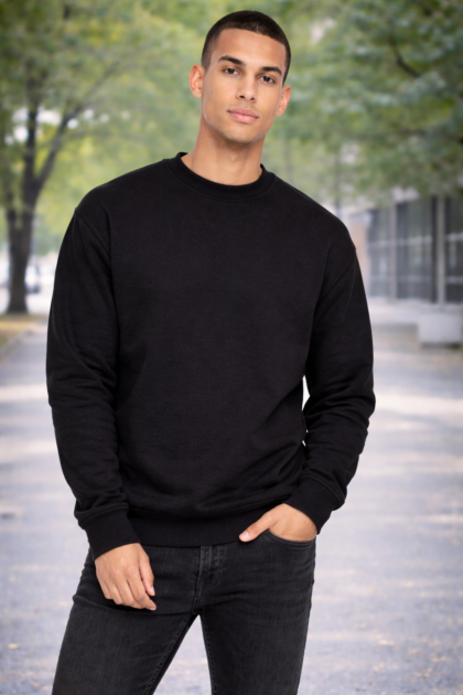 Sponge Fleece Drop Shoulder Crewneck /sweatshirt